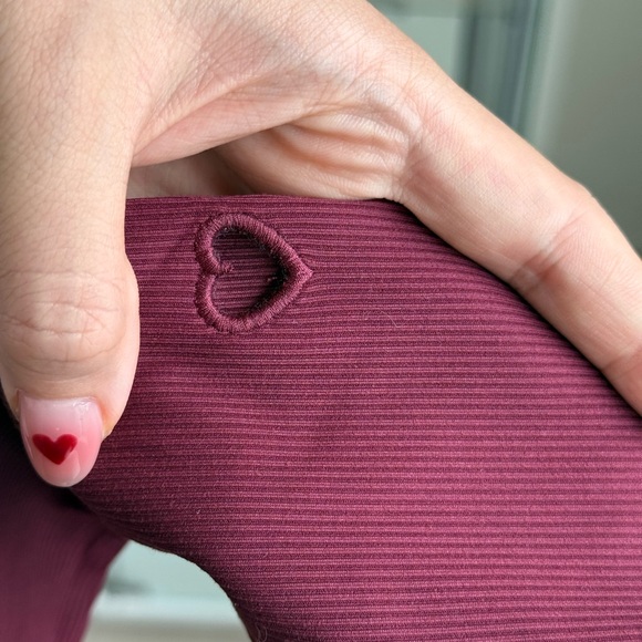 NWT Nulu Ribbed Wrap-Front Long-Sleeve
Shirt Heart - Picture 6 of 6